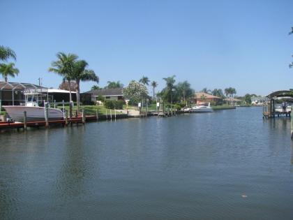 Florida Cape Coral Villa mit Schwimmbad and Kanal mit Zugang zum Meer - Suedla