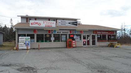 Geschäftsgebäude im Zentrum von Musquodoboit Harbour Nova Scotia Kanada