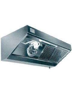 Gastronomie Wandhaube Filtertyp B Beleuchtung Motor 160x70x45 cm